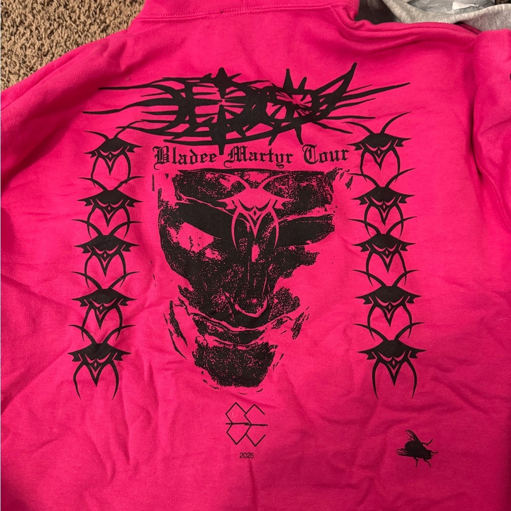 Bladee Pink Martyr Tour Hoodie